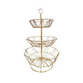 3 Tier Metal Wire Fruit Basket Stand V6592