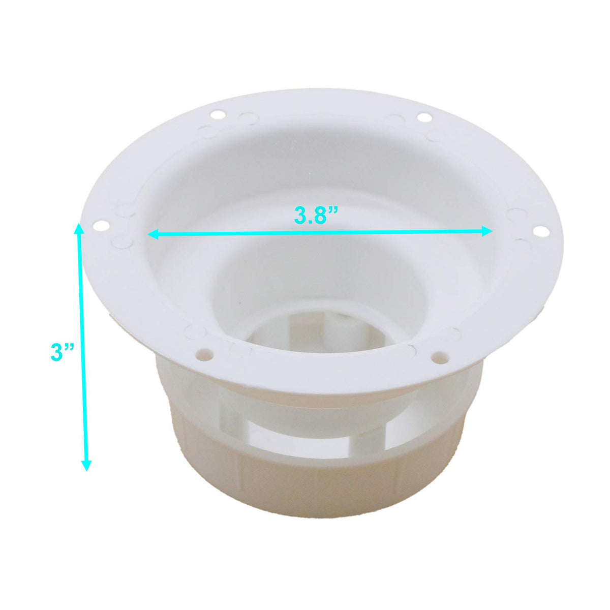 RV Plumbing Vent Cap White Plastic Z6579