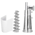 Meat Grinder Attachment for Mixers, White & Silver G4449
