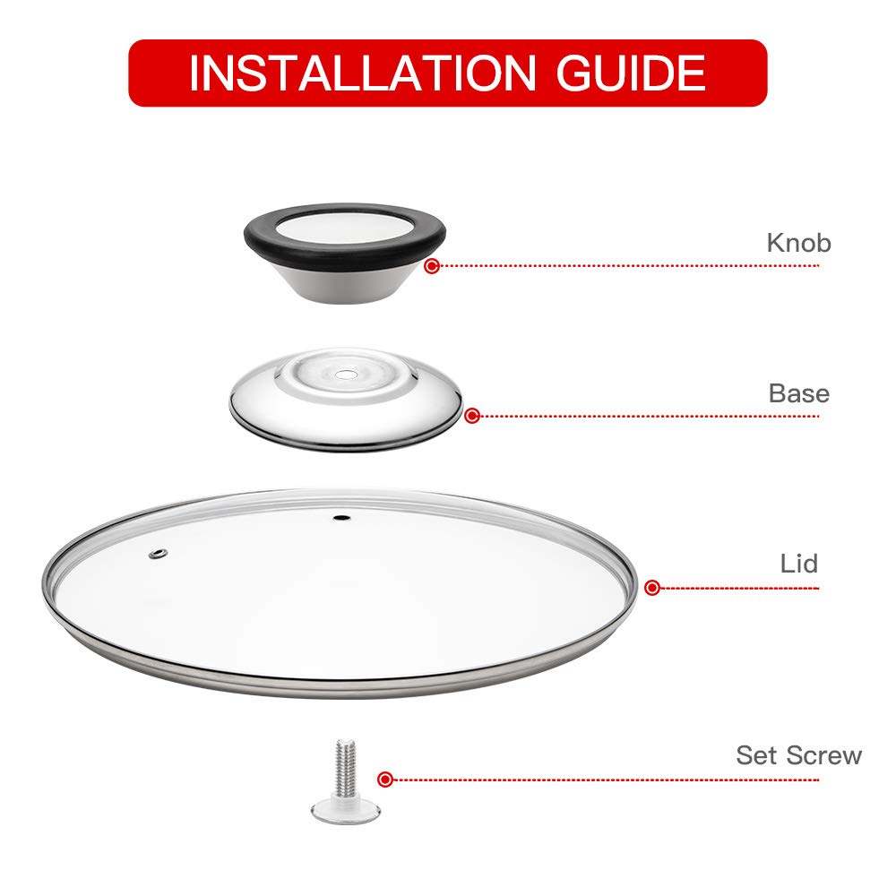 Glass Lid for Frying Pan 9.5"/24cm C72107