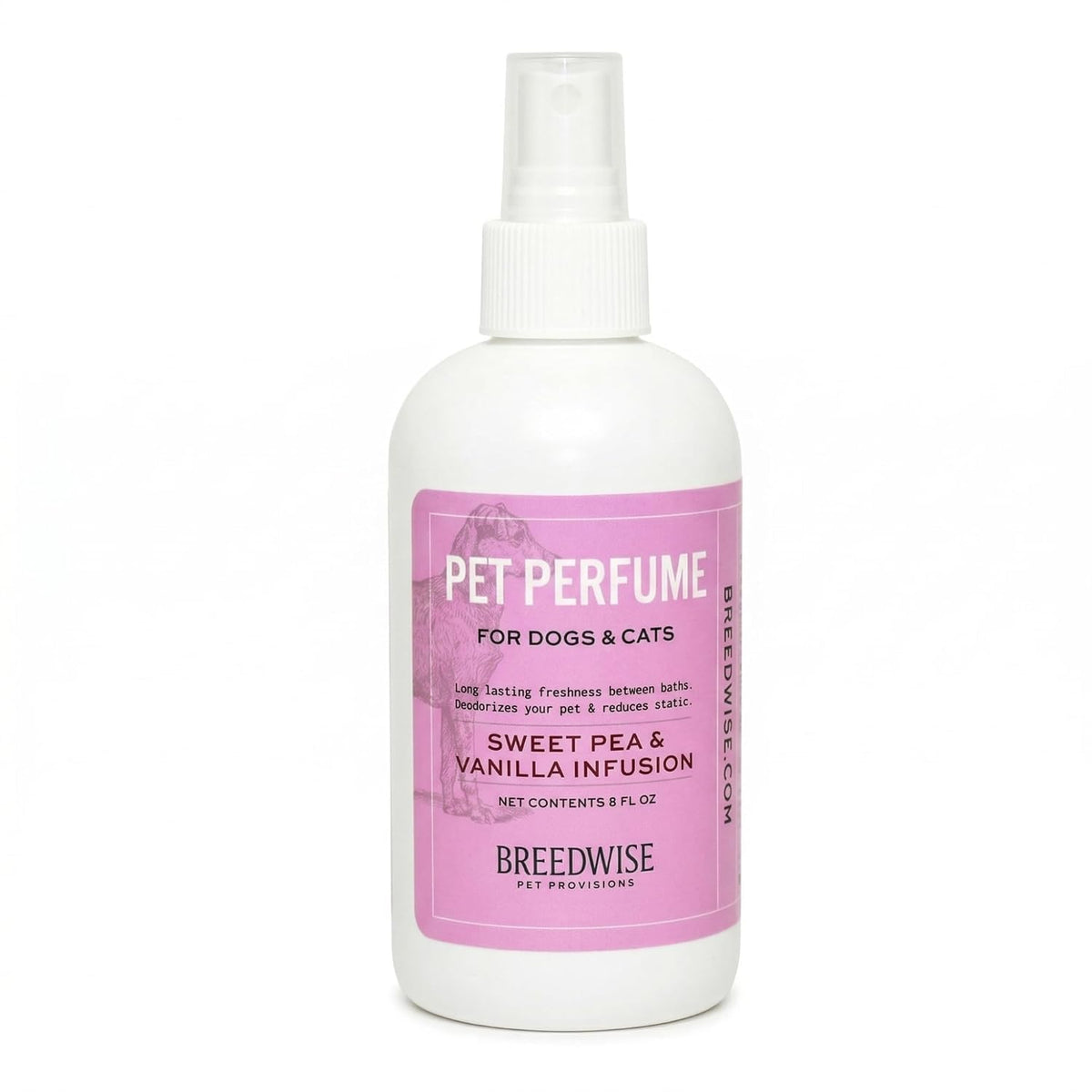 Sweet Pea & Vanilla Dog Perfume Spray 8 Oz B927