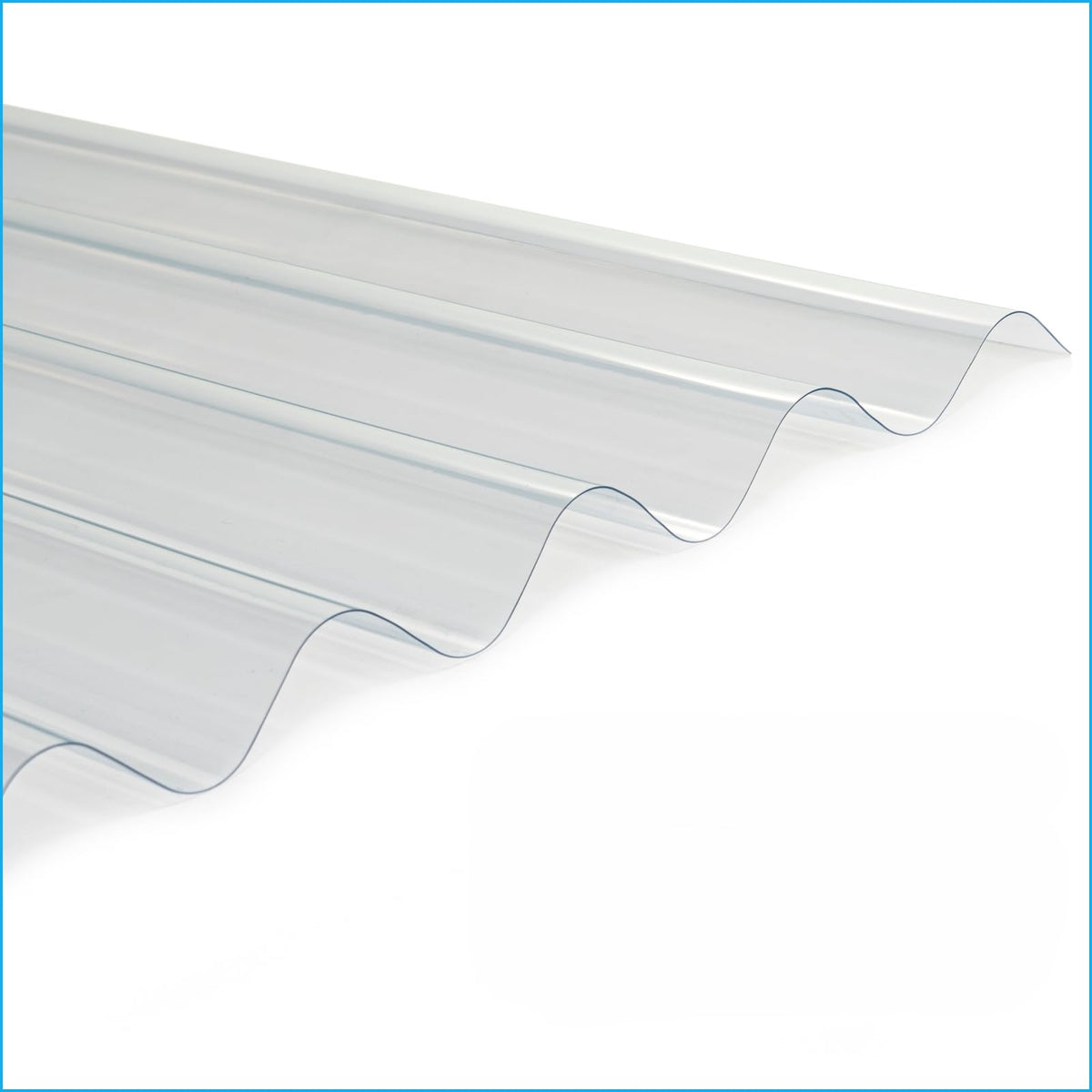 Clear Polycarbonate Roofing Panels 20-Pack 21 in. W x 72 in. L B657