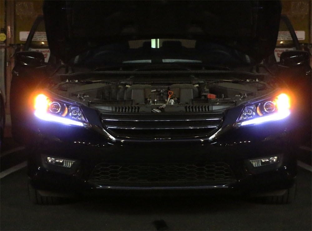 White LED Daytime Running Light Strip Z2587