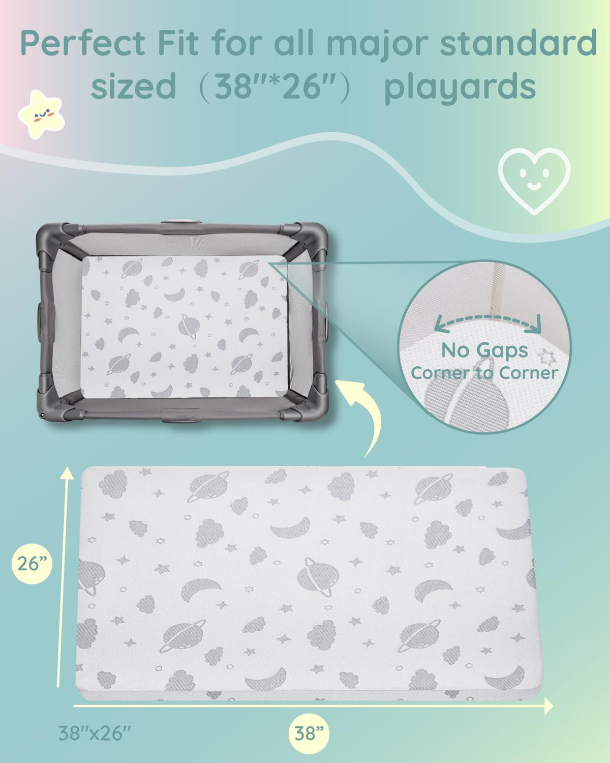 Portable Playpen Mattress L704541