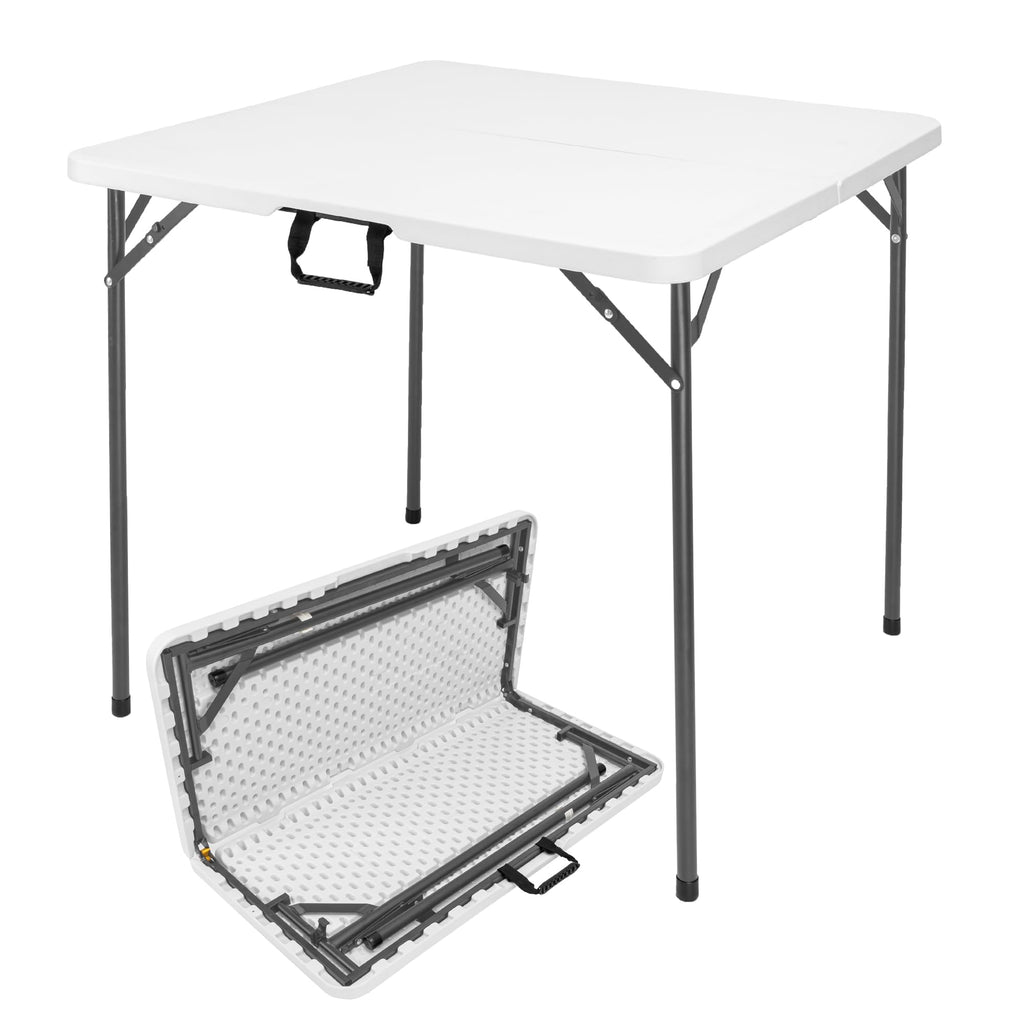 34" White Folding Card Table X1336