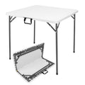 34" White Folding Card Table X1336