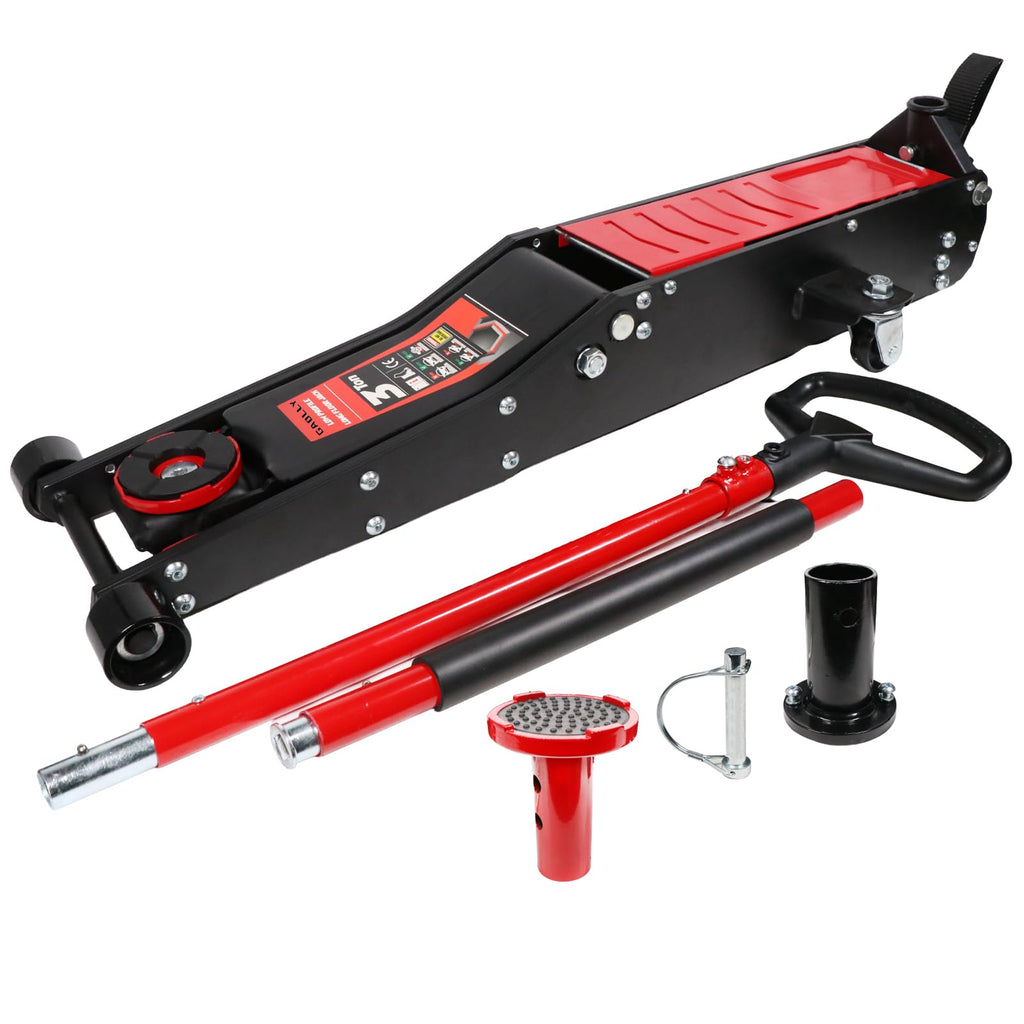 3 Ton Low Profile Floor Jack with Foot Pedal P80314