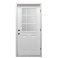 Steel Left Hand Outswing Prehung Door 32"x80" U323