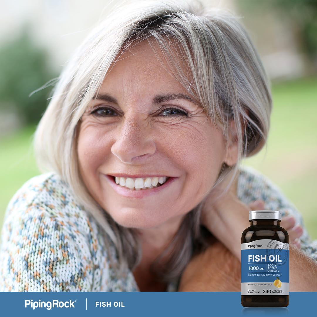 Fish Oil 1000mg 240 Softgels Omega-3 N1662