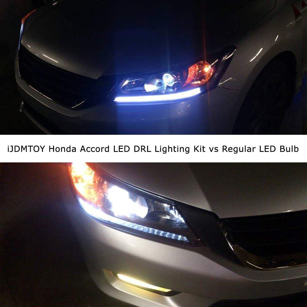 White LED Daytime Running Light Strip Z2587