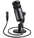 XLR Podcast Microphone, Cardioid Dynamic Metal Desk Mic P5986
