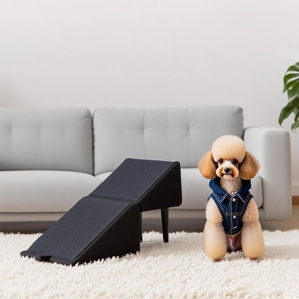 Foldable Dog Ramp Convertible Dog Steps Ottoman L989