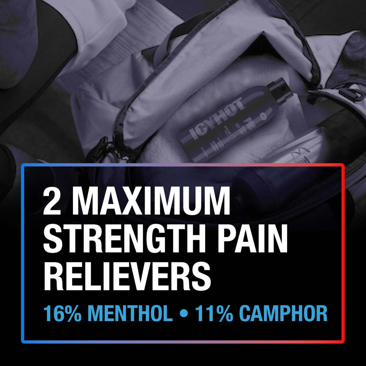 Pain Relief Dry Spray 4 oz with Menthol & Camphor Pack of 2 P319