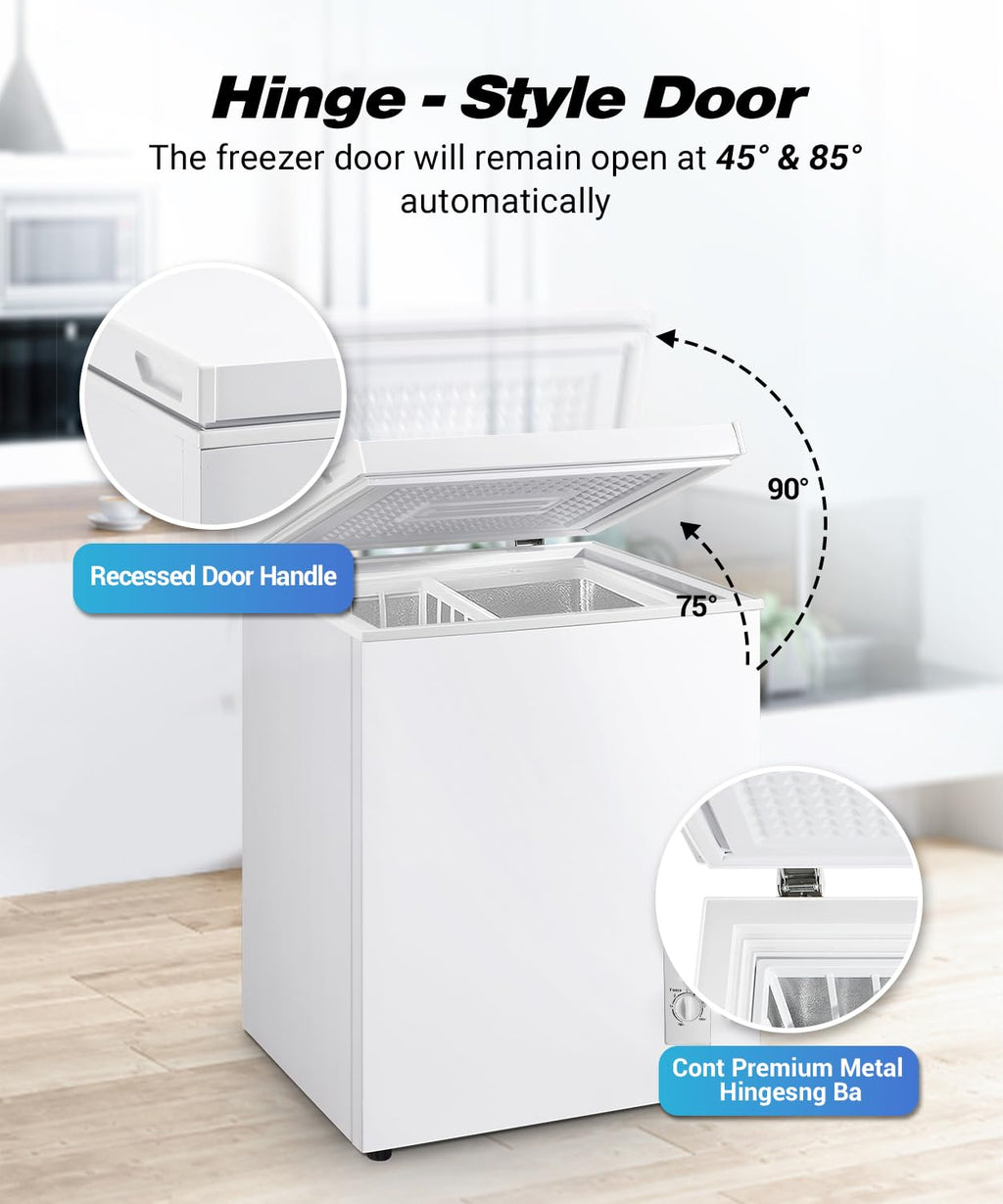 5.0 cu.ft Chest Freezer with Temperature Control H1483