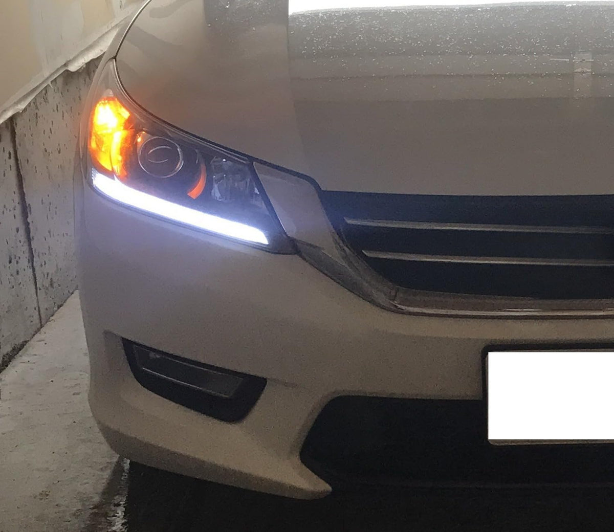 White LED Daytime Running Light Strip Z2587