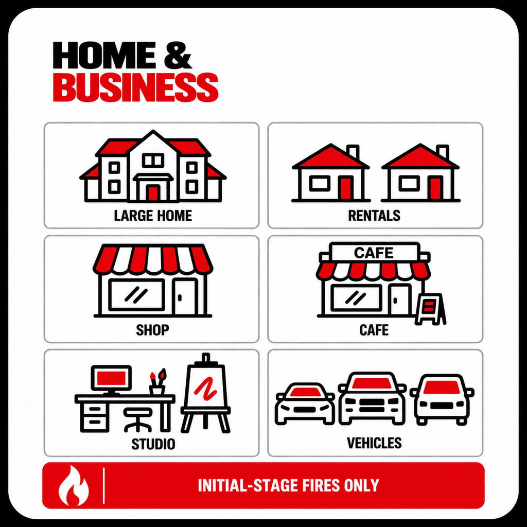 2.5 lb ABC Dry Chemical Fire Extinguishers 6-Pack I368729