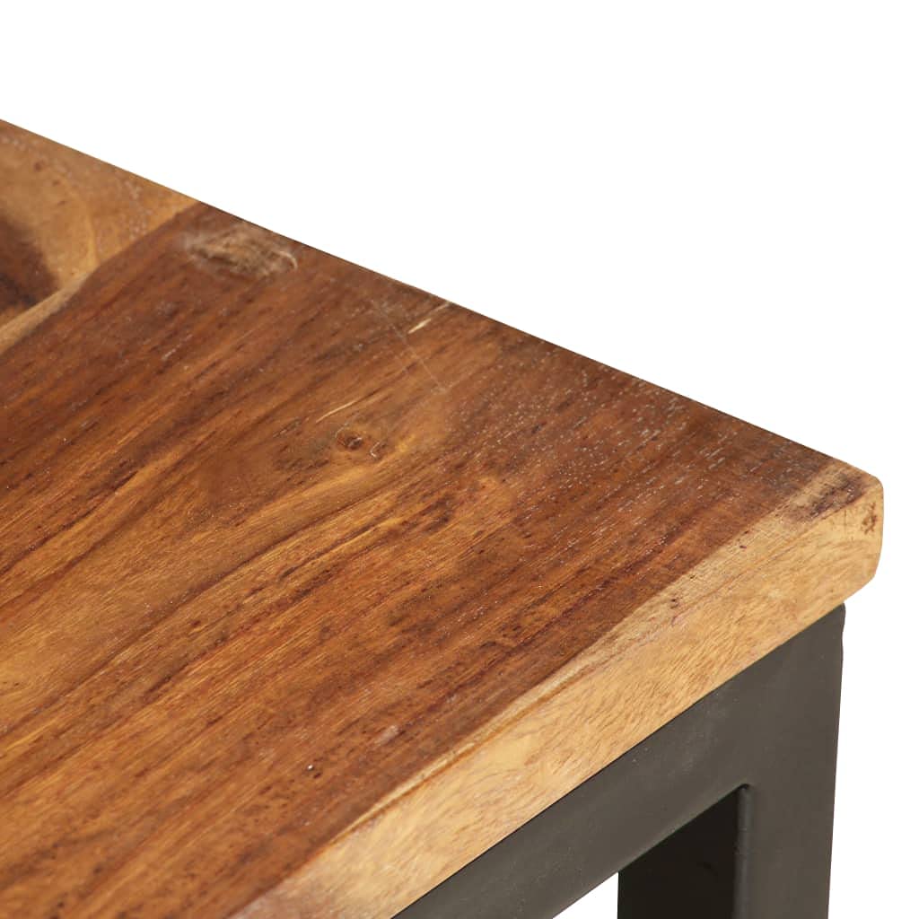 2 pcs Square Wood Nesting Tables G2062