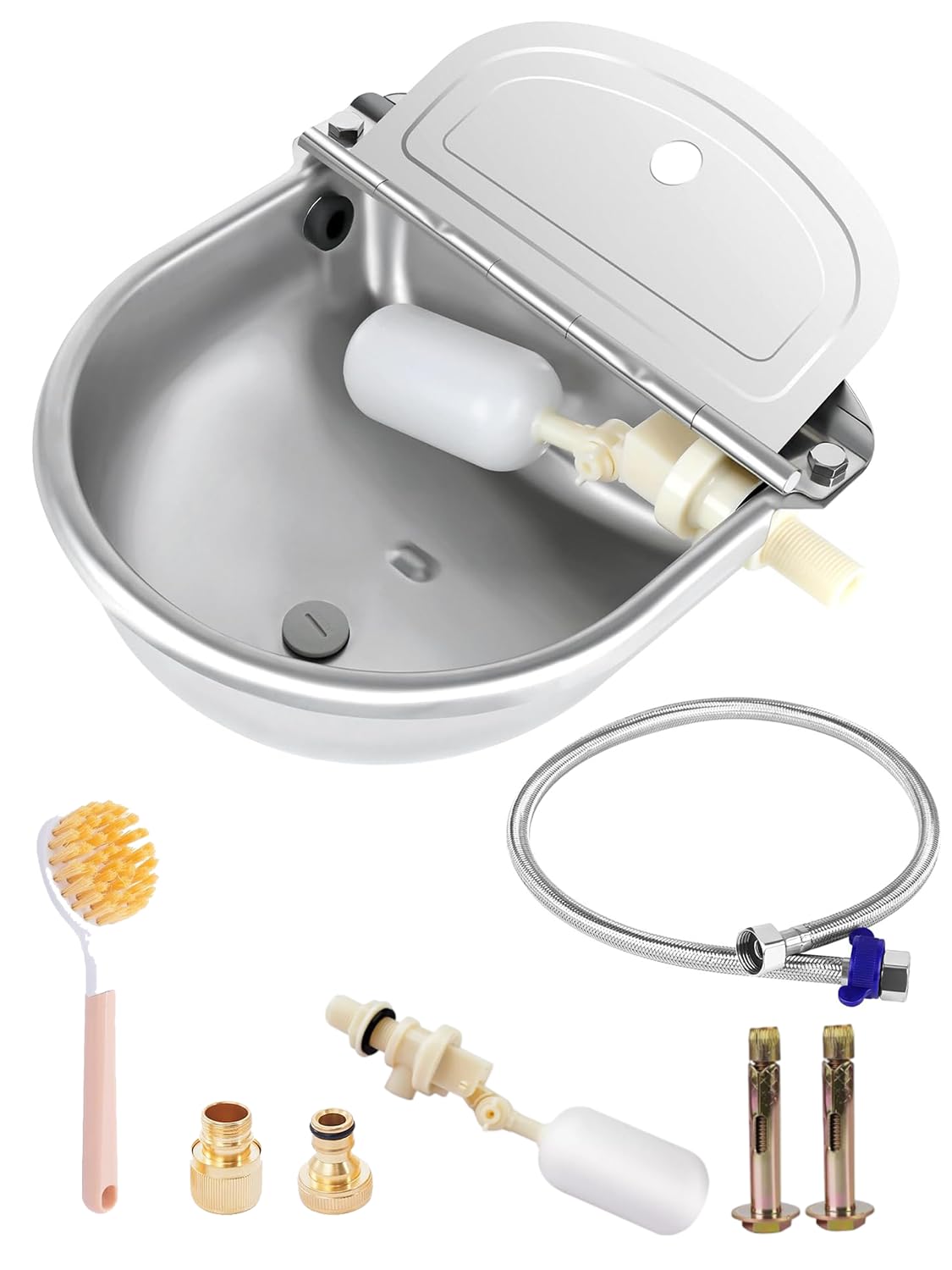 Stainless Steel Poultry Waterer V599