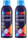Pain Relief Dry Spray 4 oz with Menthol & Camphor Pack of 2 P319