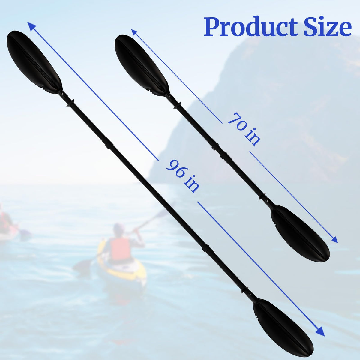 Adjustable Kayak Paddle with Paddle Leash P930