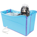 Collapsible Extra Large Dog Bathtub with Drainage Pipe Z3463