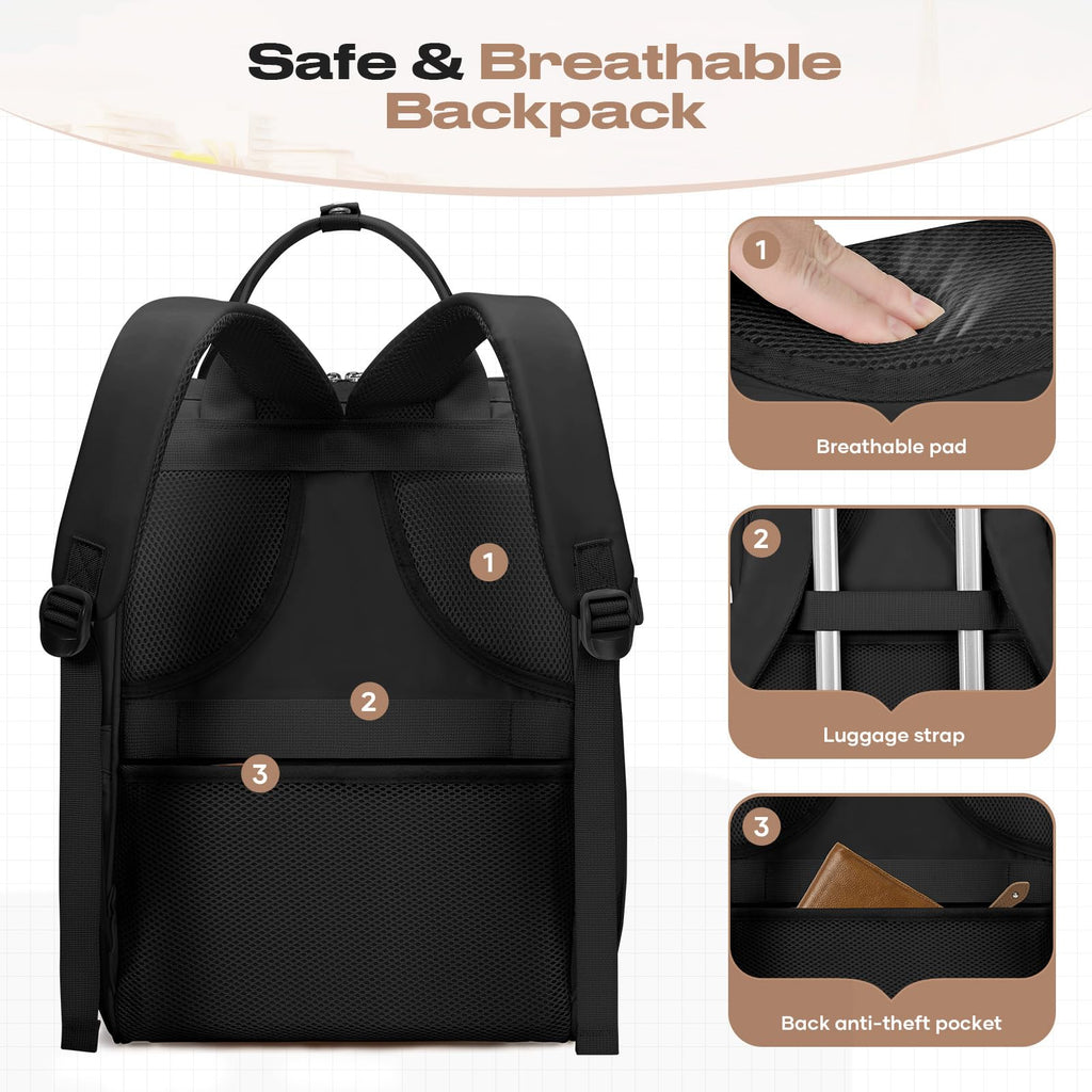 15.6-17.3" Laptop Backpack with Lunch Box V777265