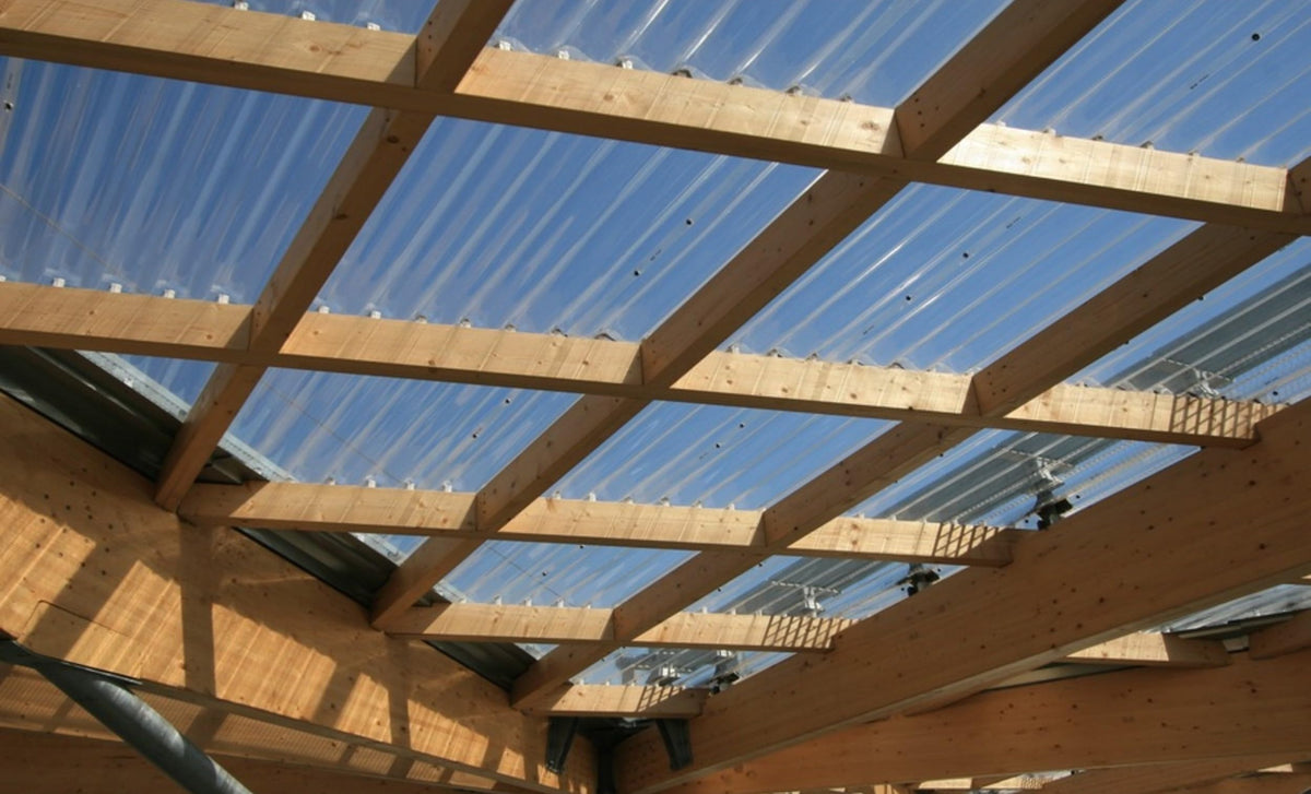 Clear Polycarbonate Roofing Panels 20-Pack 21 in. W x 72 in. L B657