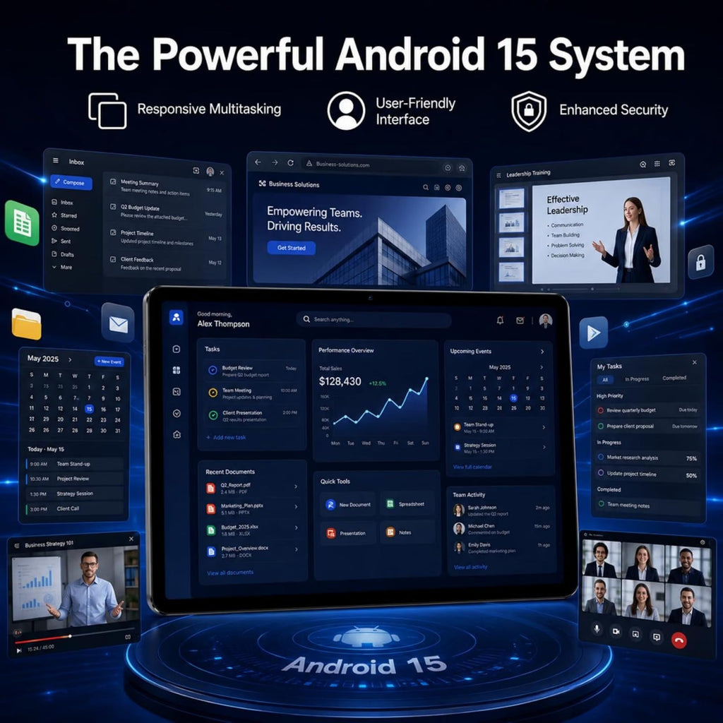Android 15 Tablet 10.1 in 12GB RAM 64GB ROM X9248
