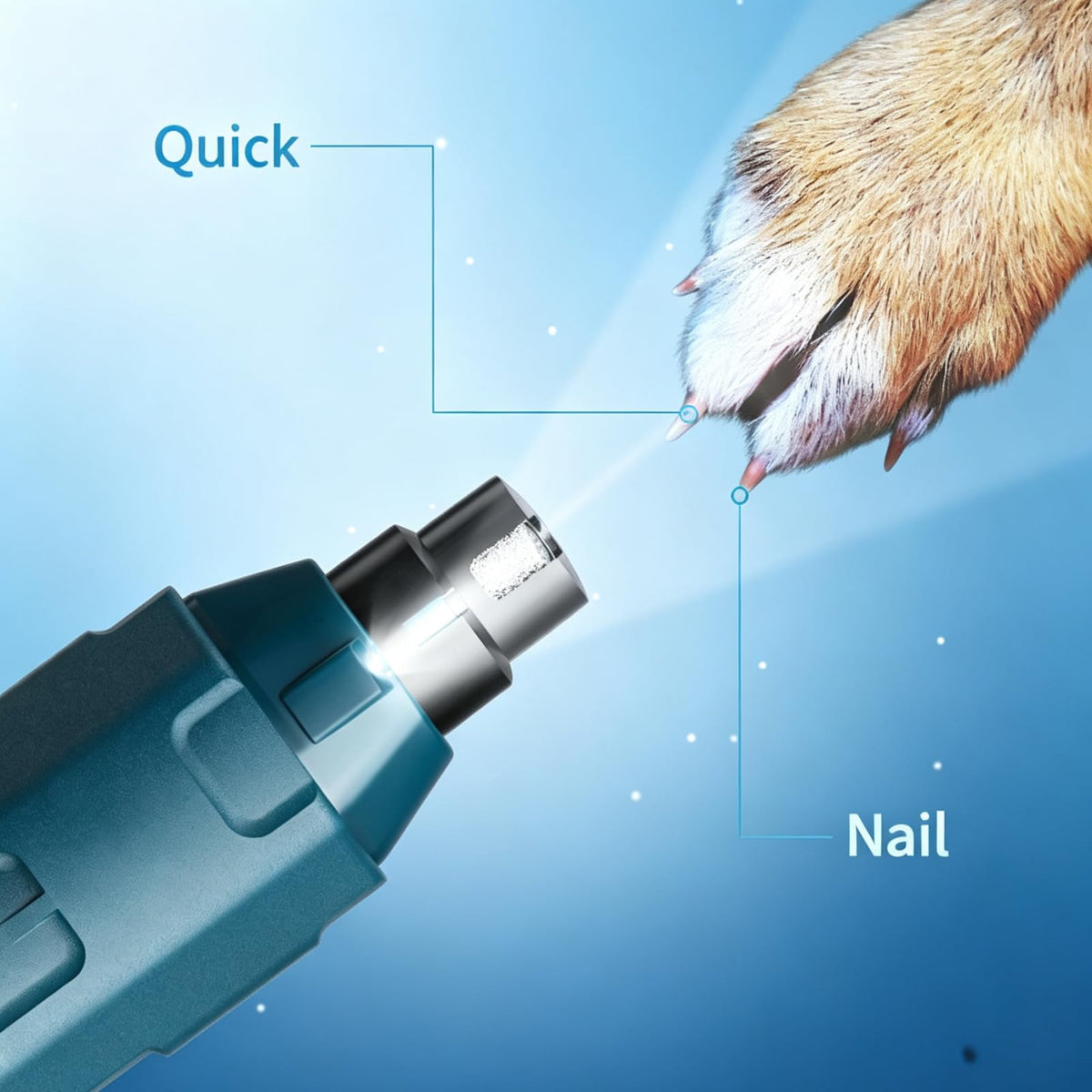 Dog Nail Grinder with 3 Ports, 2 Speeds R15178
