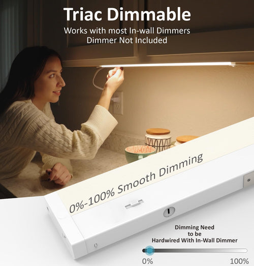 24 Inch 12W Dimmable LED Under Cabinet Lighting L38834