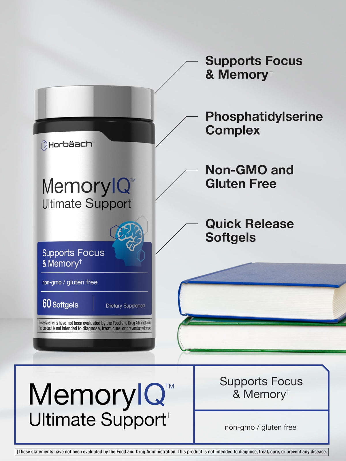 Memory Support Supplement 60 Softgels K45902