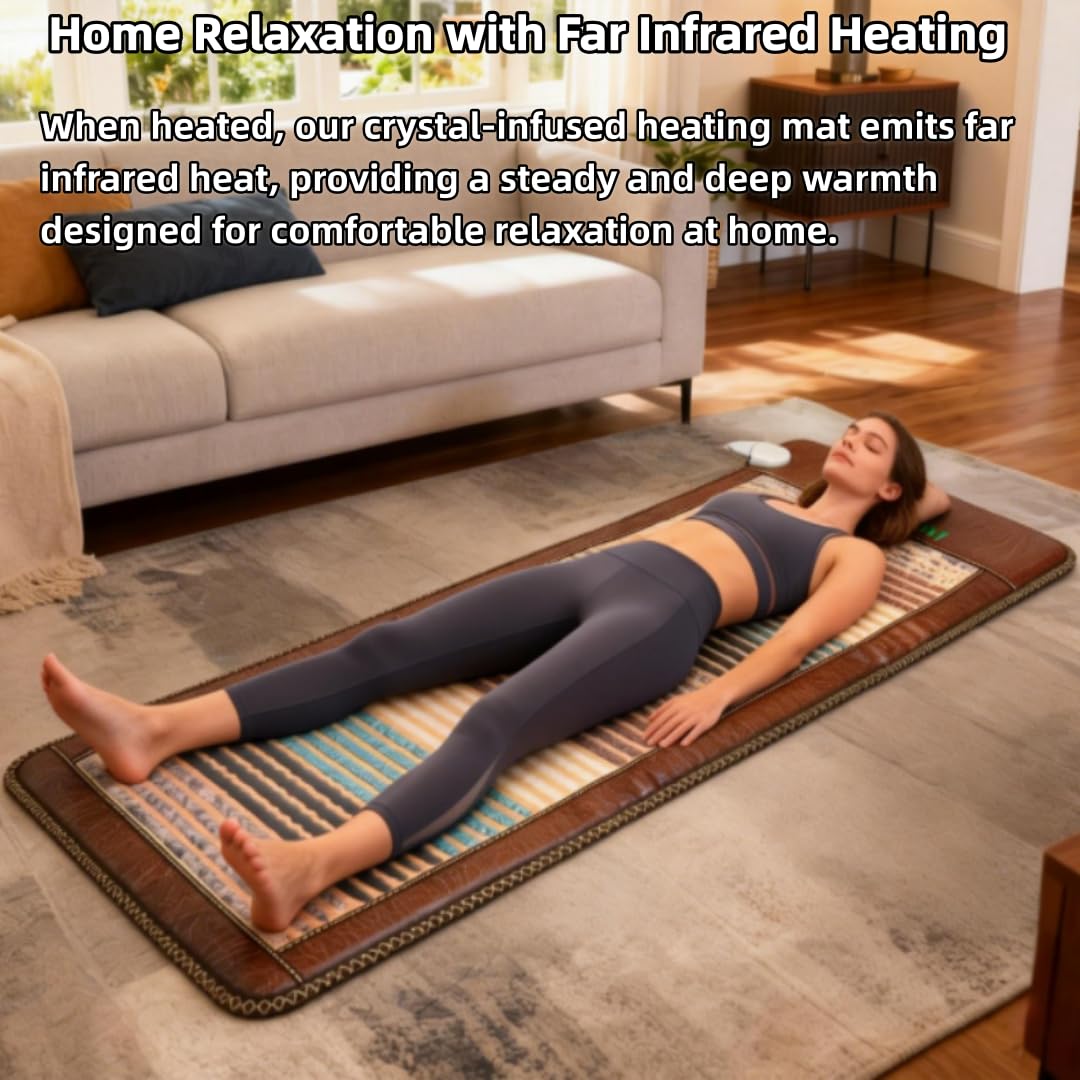 5-Gemstone Far Infrared Heating Mat I1388