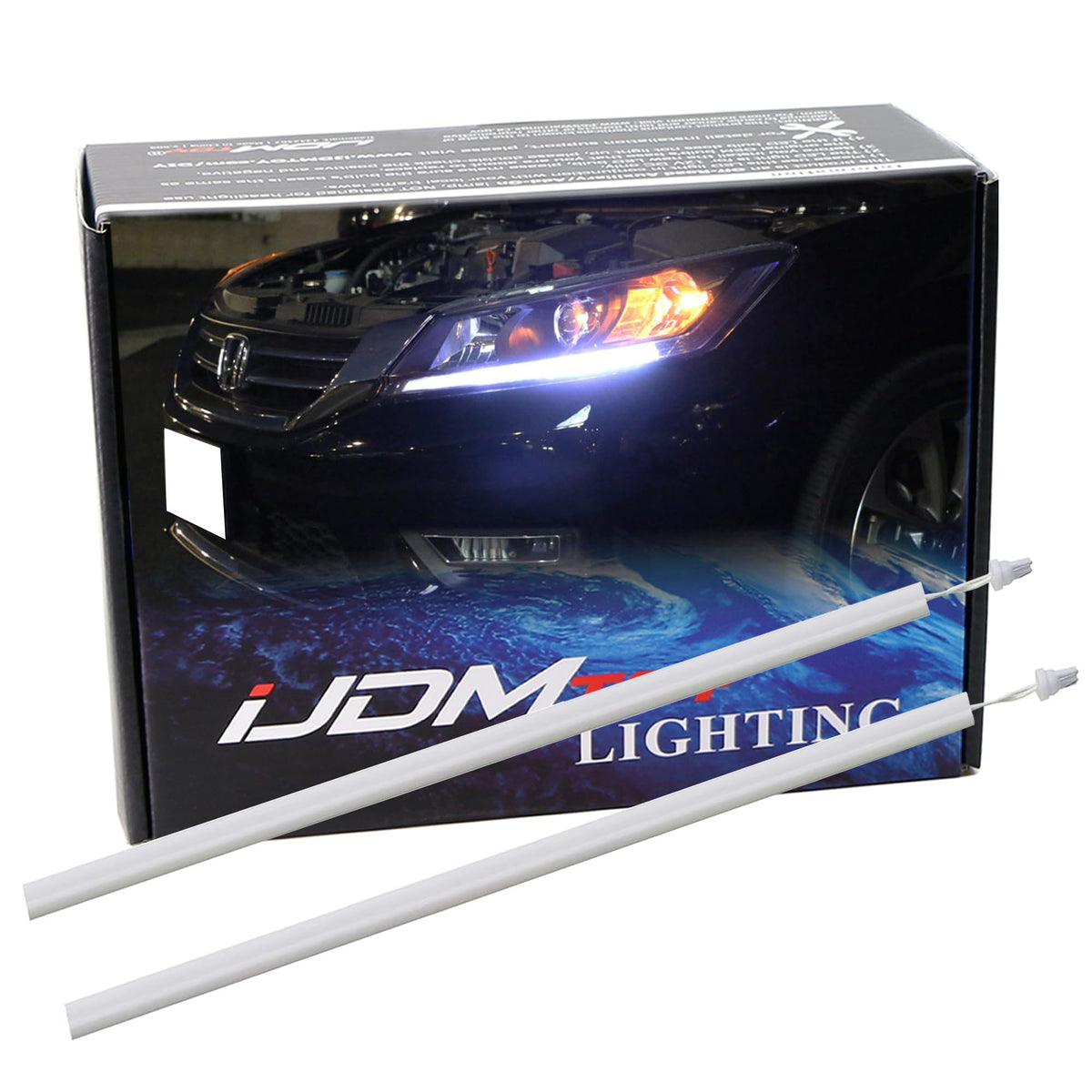 White LED Daytime Running Light Strip Z2587