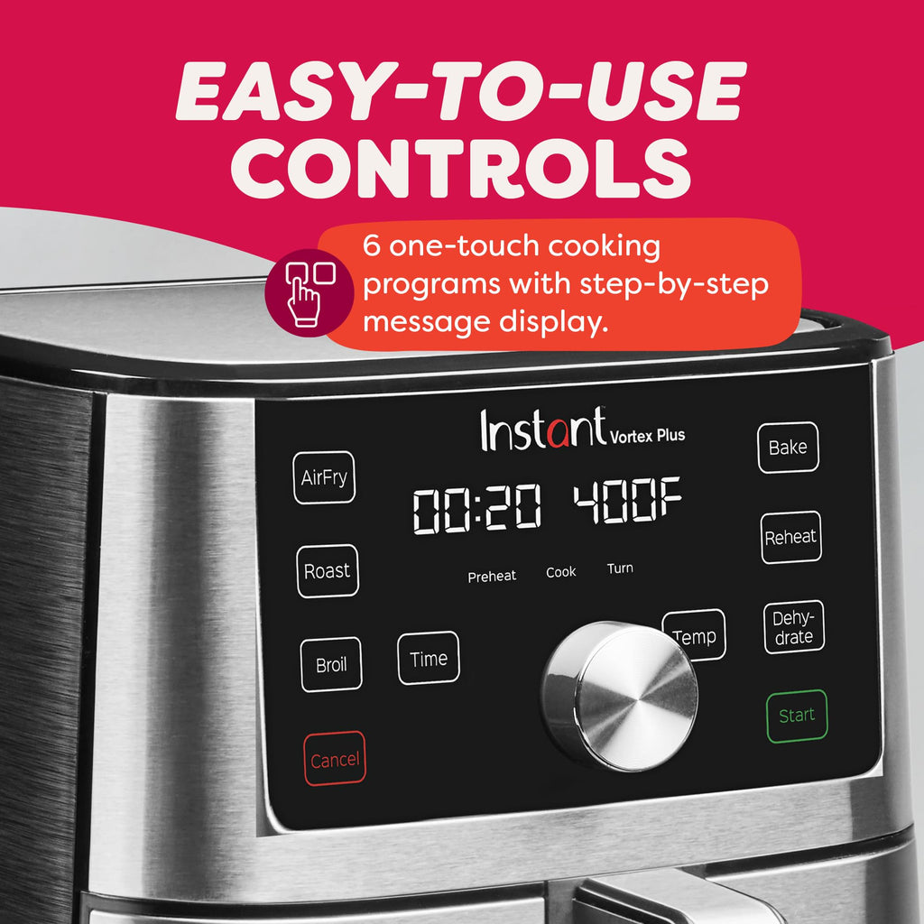 6-in-1 Stainless Steel Air Fryer Y403216