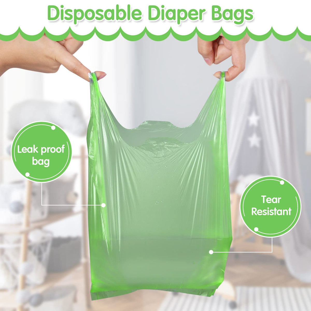 1600 Count Scented Disposable Diaper Bags T737357
