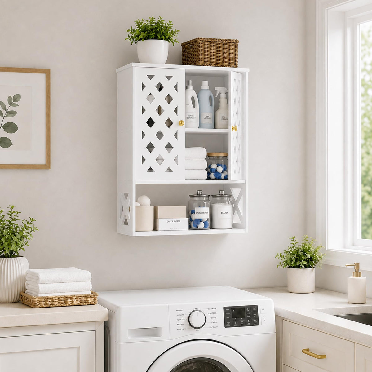 Bathroom Medicine Cabinet with 2 Doors H806030