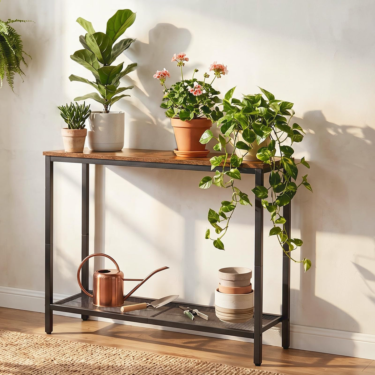 29.5" Narrow 2 Tier Console Table W83002