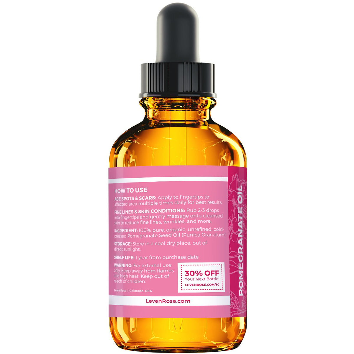 Organic Pomegranate Seed Oil 1 oz L259