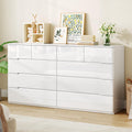White 10 Drawer Dresser D641869