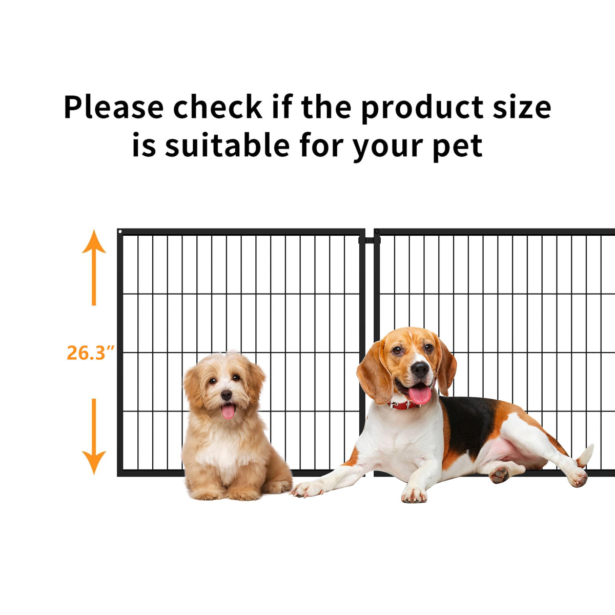 48 Inch Black Metal Dog Crate with Removable Top Cover Y50827