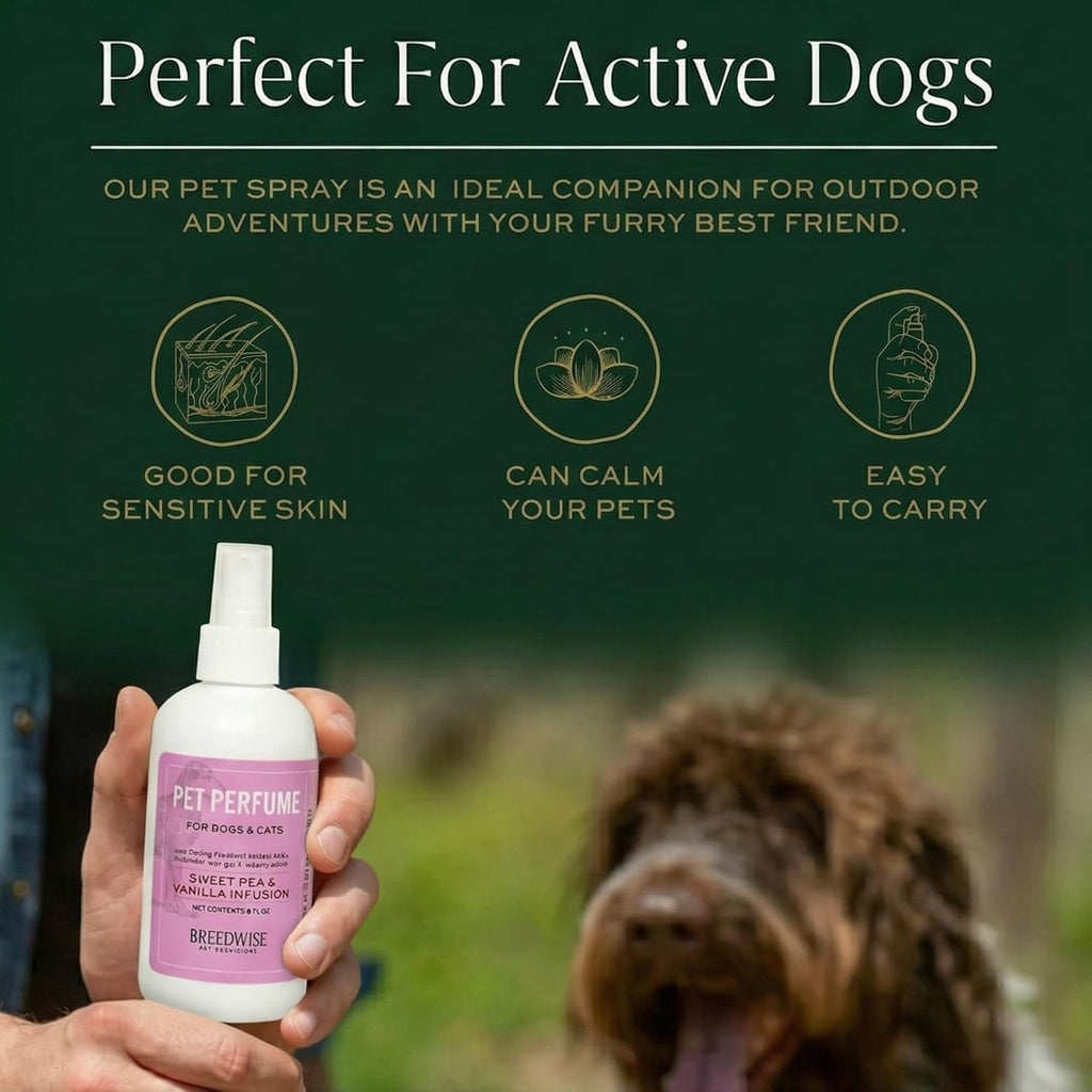 Sweet Pea & Vanilla Dog Perfume Spray 8 Oz B927