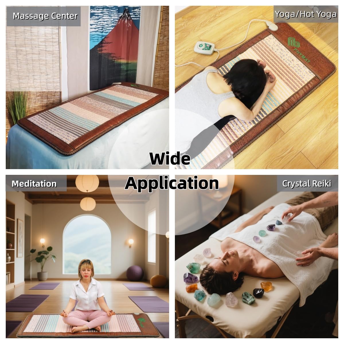 5-Gemstone Far Infrared Heating Mat I1388