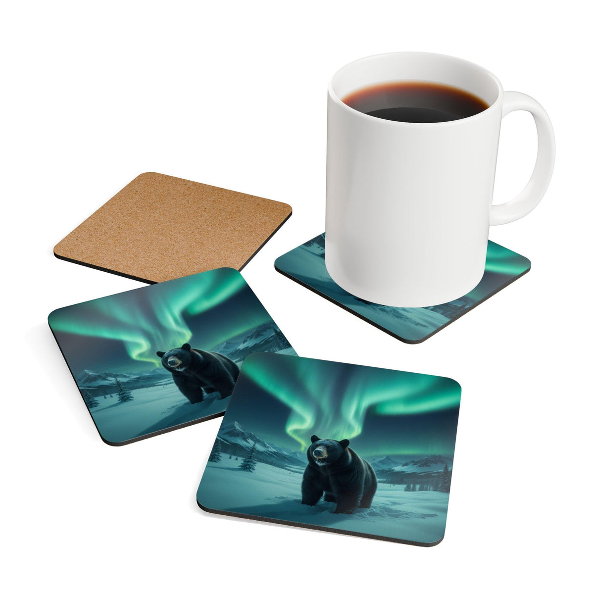Black Bear Coasters Set of 4 C50622