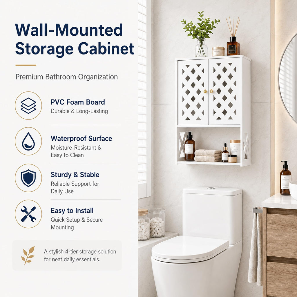 Bathroom Medicine Cabinet with 2 Doors H806030