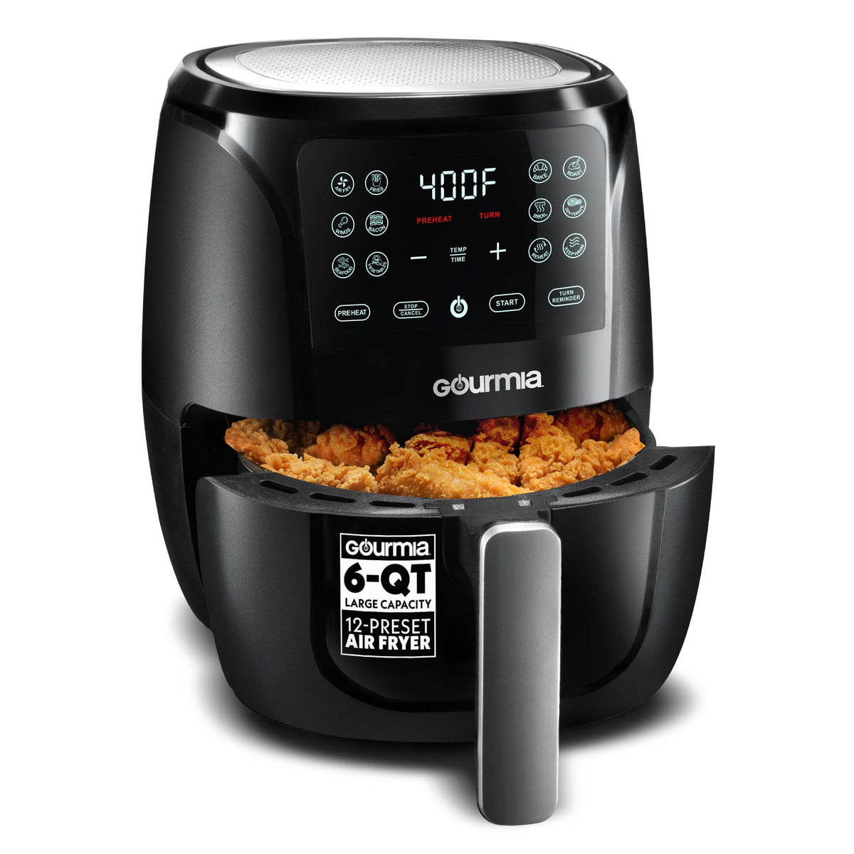 Black 6 Qt Air Fryer T690647