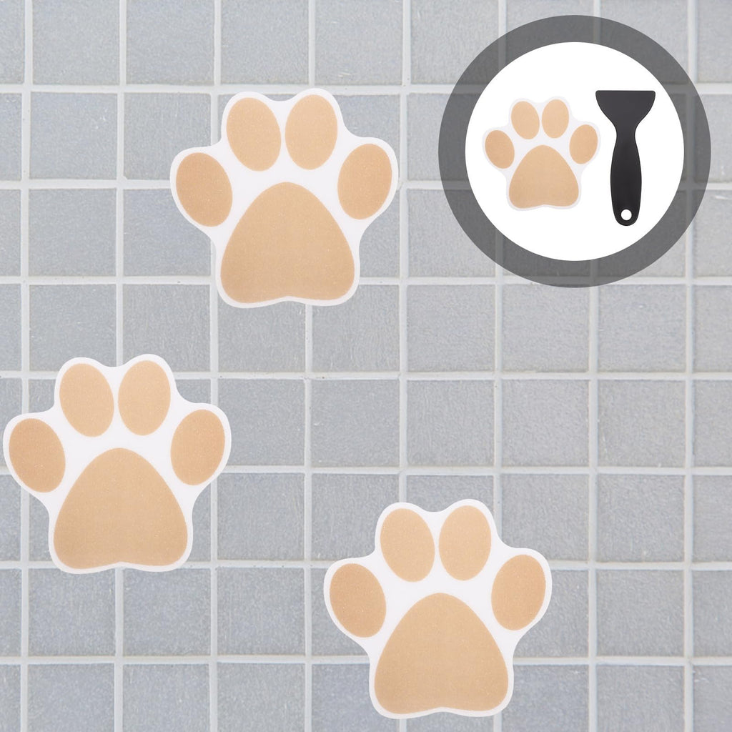 Gold Dog Paw Bathtub Sticker 20 Pack V15312