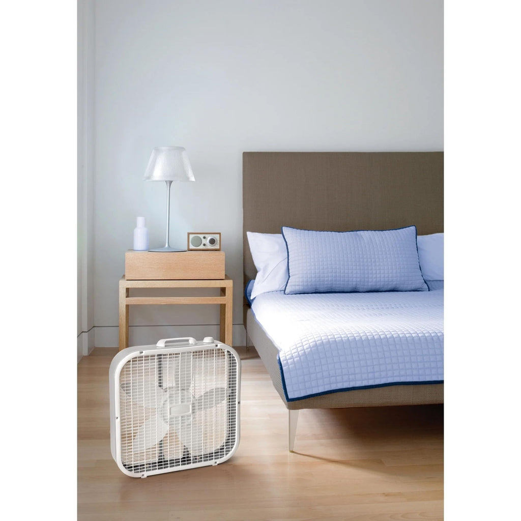 20 Inch White 3 Speed Box Fan T1705