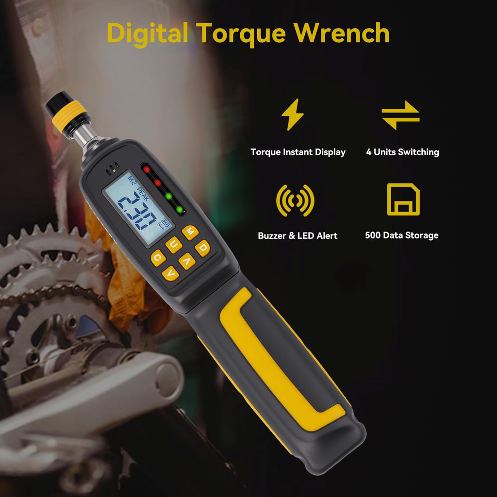 Digital Torque Screwdriver Set, 1/4" Drive, 38-Piece W364