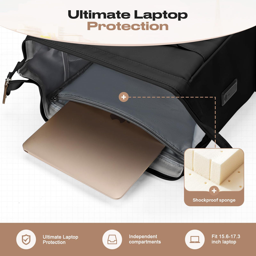 15.6-17.3" Laptop Backpack with Lunch Box V777265