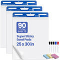 Bleedproof Self-Adhesive Easel Pads 25 x 30 Inches 3 Pads F473560